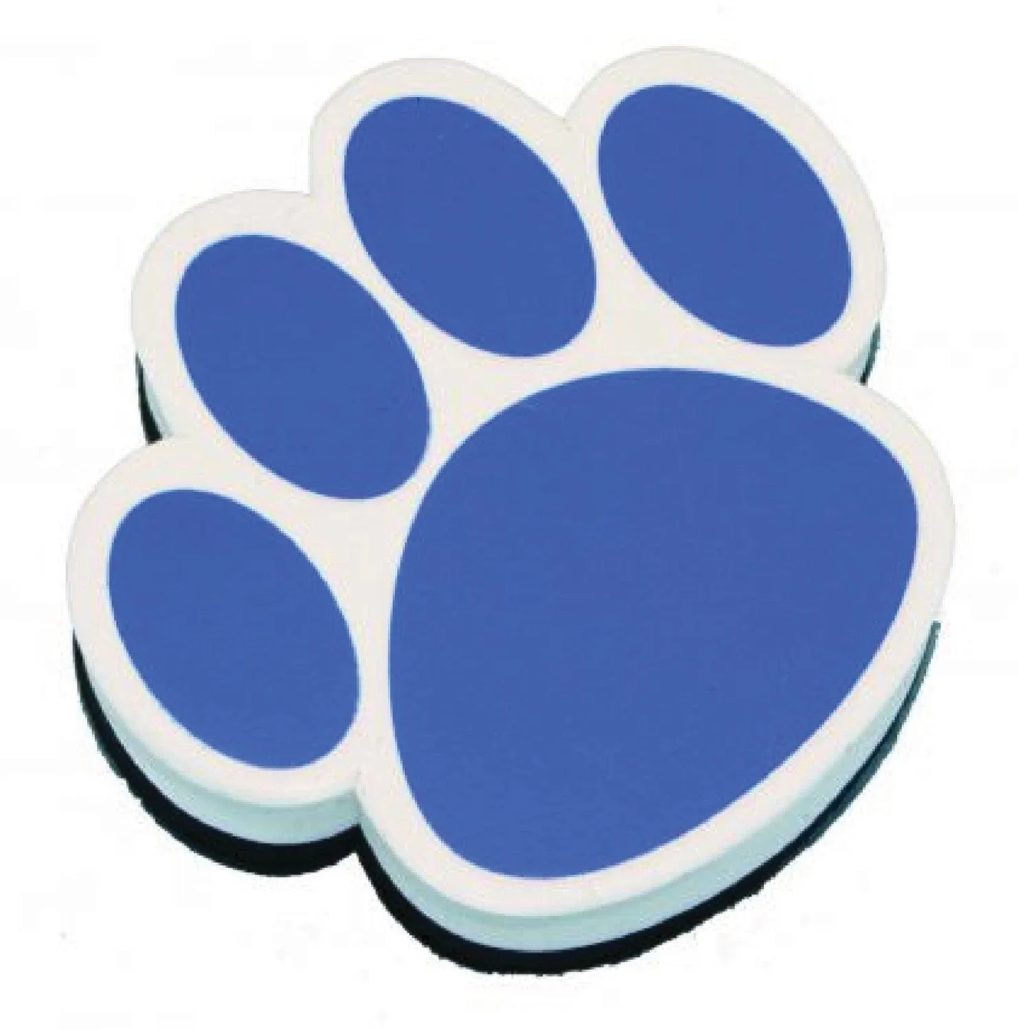 Magnetic Blue Paw Whiteboard Eraser