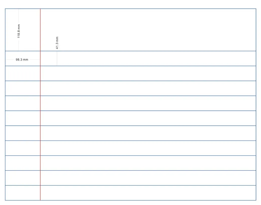 Magnetic Notebook Paper