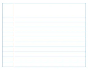 Magnetic Notebook Paper
