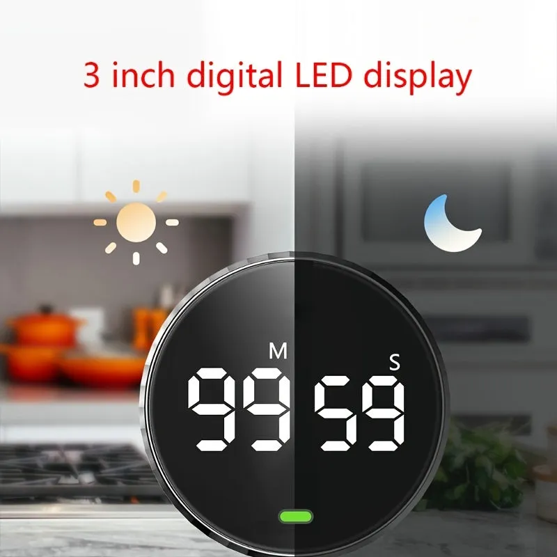 Mechanical Cooking Timer Alarm Counter Clock Time Management On Shower Games Magnetism Easy To Stick It On Whiteboards