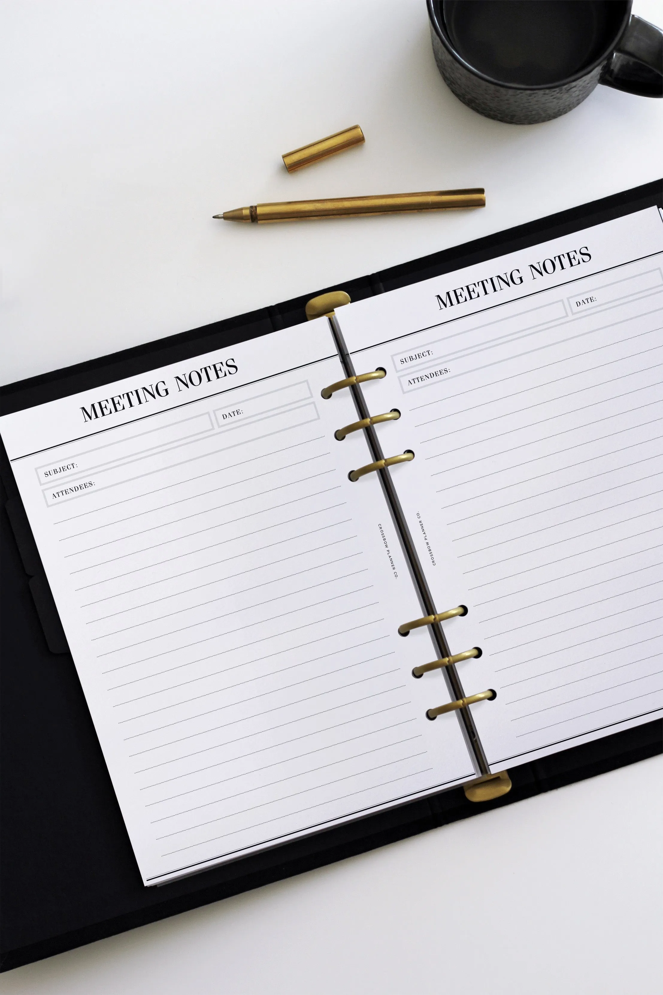 Meeting Notes: A5 Planner Inserts