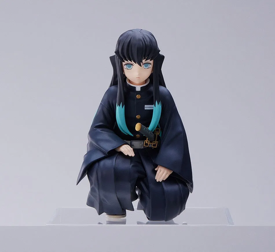 Muichiro Tokito Mist Hashira Meeting Figure Demon Anime Slayer Swordsman Noodle Stopper 4" in