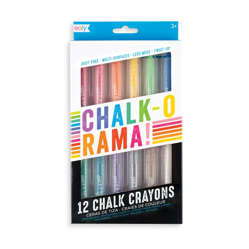 Ooly Chalk-O-Rama Dustless Chalk Crayons