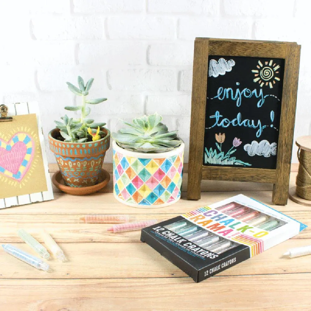 Ooly Chalkorama Chalk Crayons 12 Set