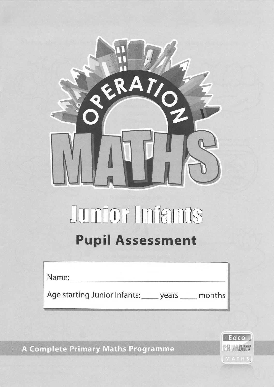 Operation Maths A - Junior Infants Pack