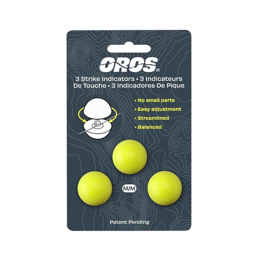 OROS Strike Indicators Chartreuse 3-Pack