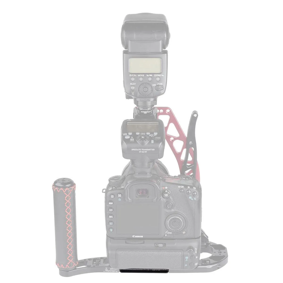 PBCBGE7 Flash Bracket Plate for Canon Grips( BG-E7,BG-E8, BG-E9)