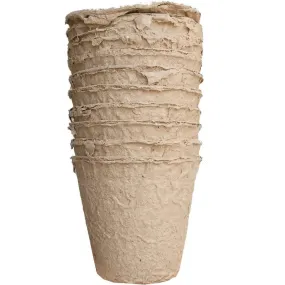 Peat Plant Pots for Plantings, Plant Starter Kit Paper Pulp Germination Planting Pots Supplies 2" Round 60Pc