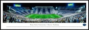 Penn State Football - "Stadium 50 Yard Line" Panorama Framed Print