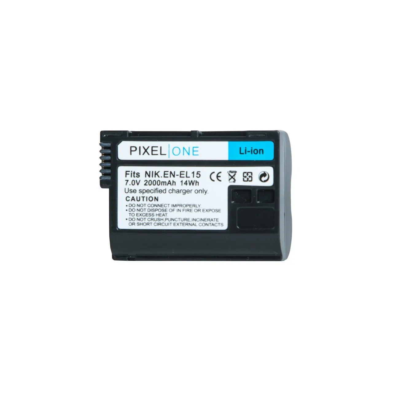 Pixel One Li-ion Battery Replacement for Nikon EN-EL15