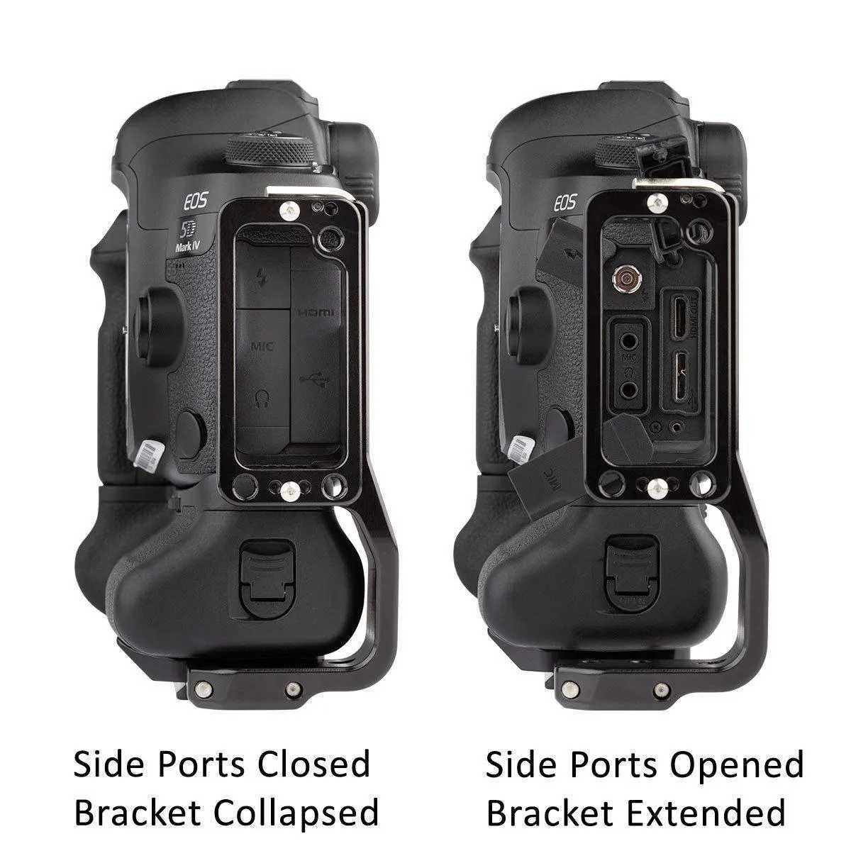 PLCBGE20 Arca-Swiss L-Bracket for Canon 5D IV with BG-E20 Grip