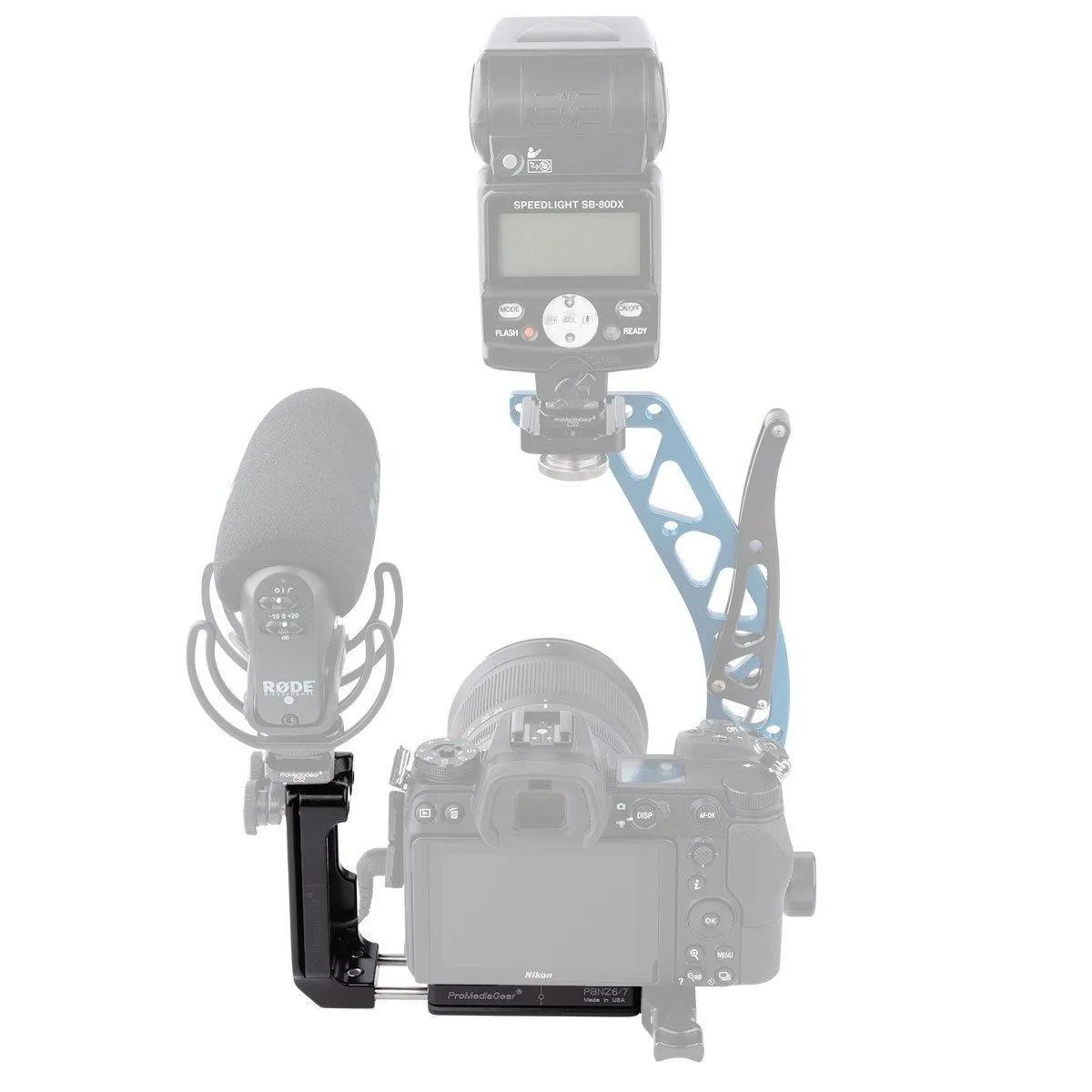 PLNZ67 L-Bracket plate for Nikon Z6 and Z7 Arca Swiss type