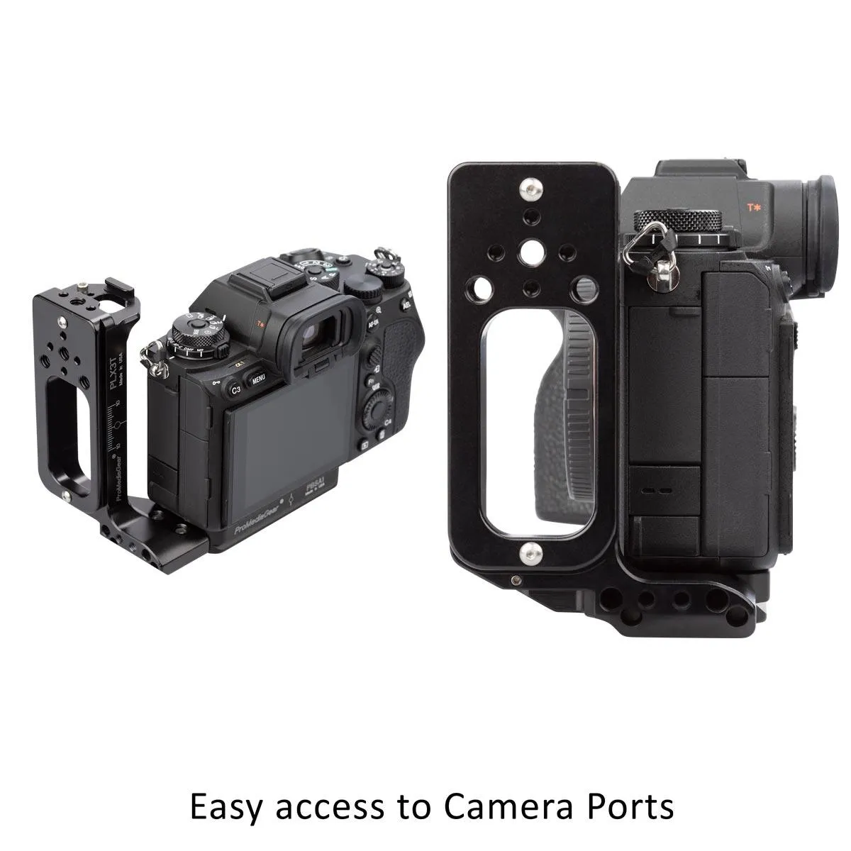 PLSA1T Offset L-Bracket for Sony A1 & A1 II, A7R V, A9 III L-Plate Arca-Swiss Style