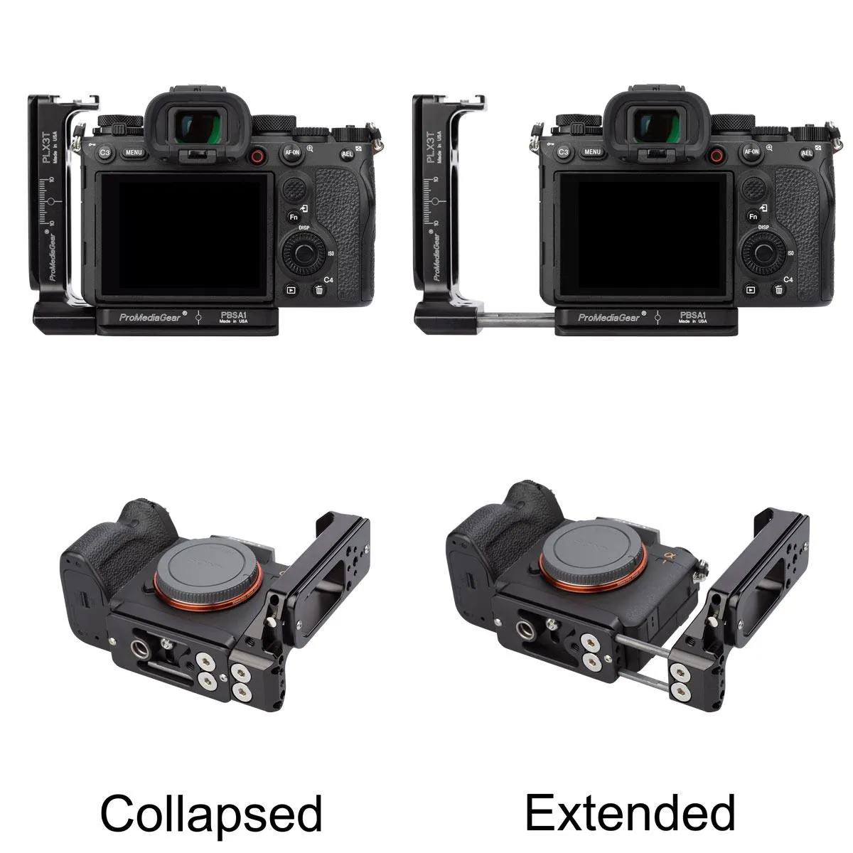 PLSA1T Offset L-Bracket for Sony A1 & A1 II, A7R V, A9 III L-Plate Arca-Swiss Style