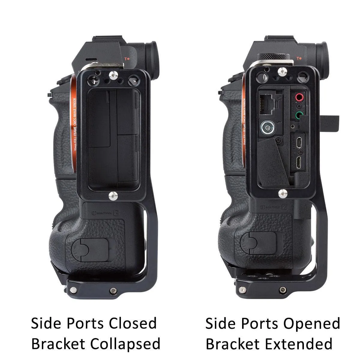 PLSVGC4EM Arca-Swiss L-Bracket for Sony A1, A7R IV, A9 II, A7S III with VG-C4EM Grip