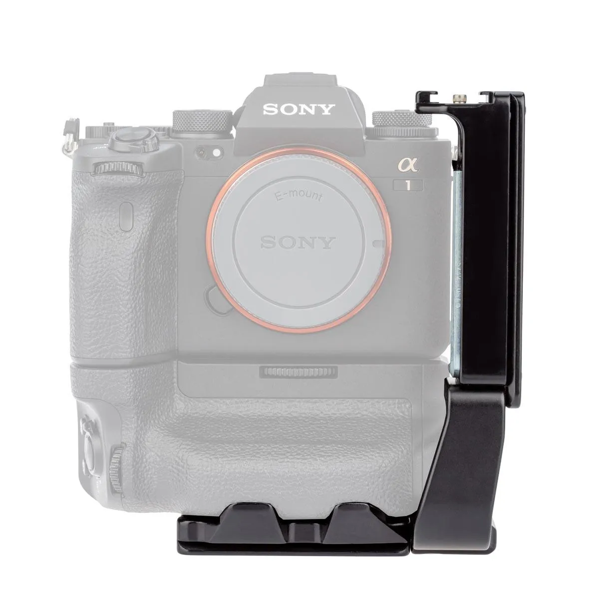 PLSX4T Arca-Swiss L-Bracket for Sony A1 and A7 IV with VG-C4EM Vertical Battery Grip