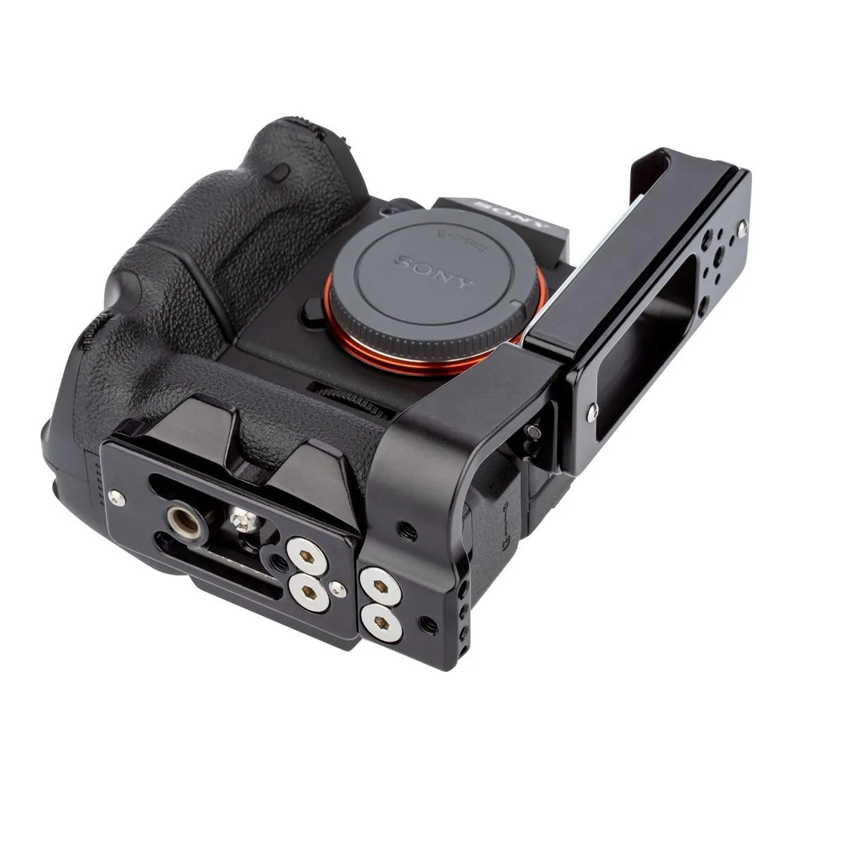PLSX4T Arca-Swiss L-Bracket for Sony A1 and A7 IV with VG-C4EM Vertical Battery Grip