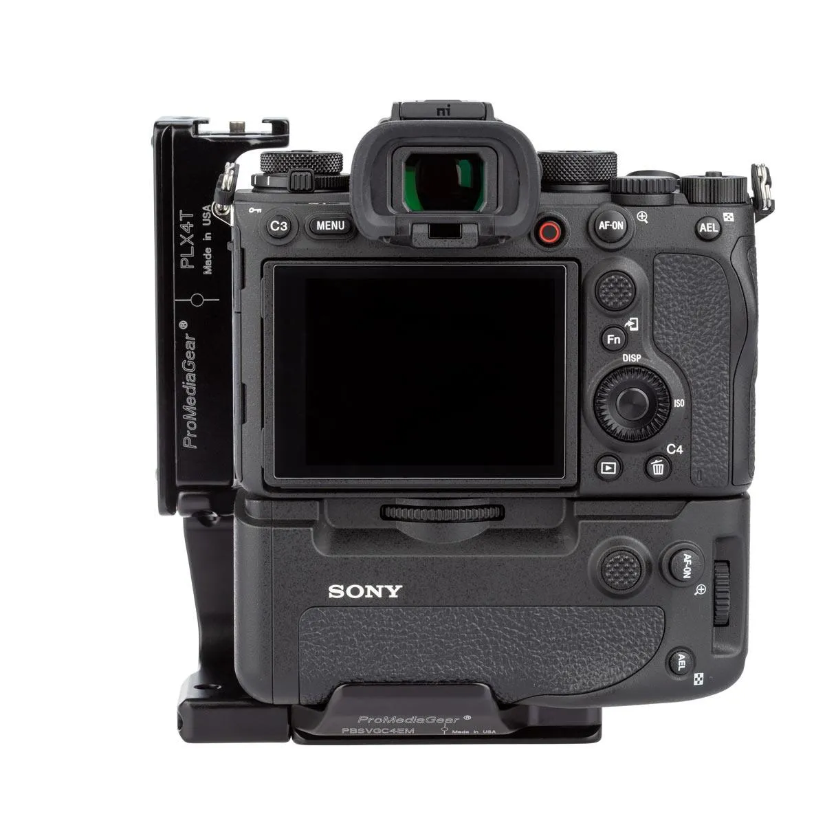PLSX4T Arca-Swiss L-Bracket for Sony A1 and A7 IV with VG-C4EM Vertical Battery Grip