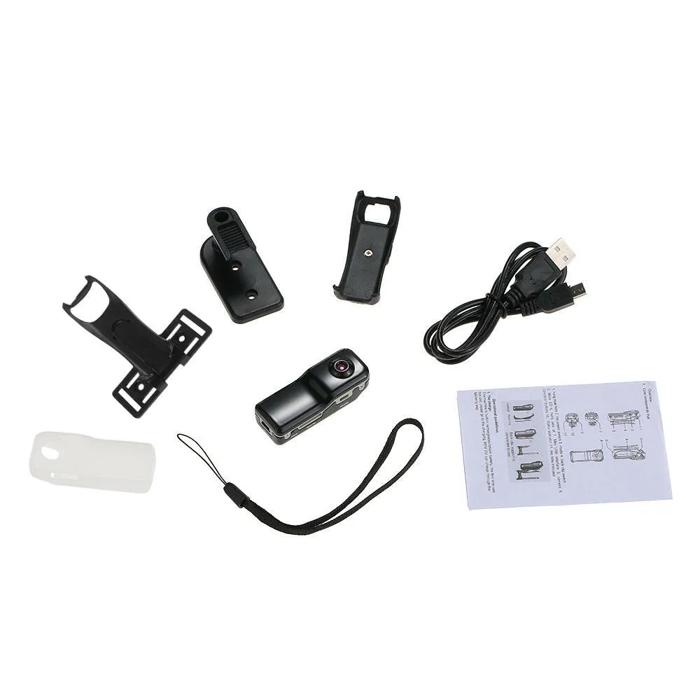 Portable Digital Video Recorder Mini Monitor DV Micro Pocket Camera Perfect Indoor Camera for Home and Office Black
