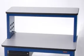 Production Basics 8472 RTW Series ESD-Safe Laminate Riser Shelf for Workstations, 18"D x 60"W