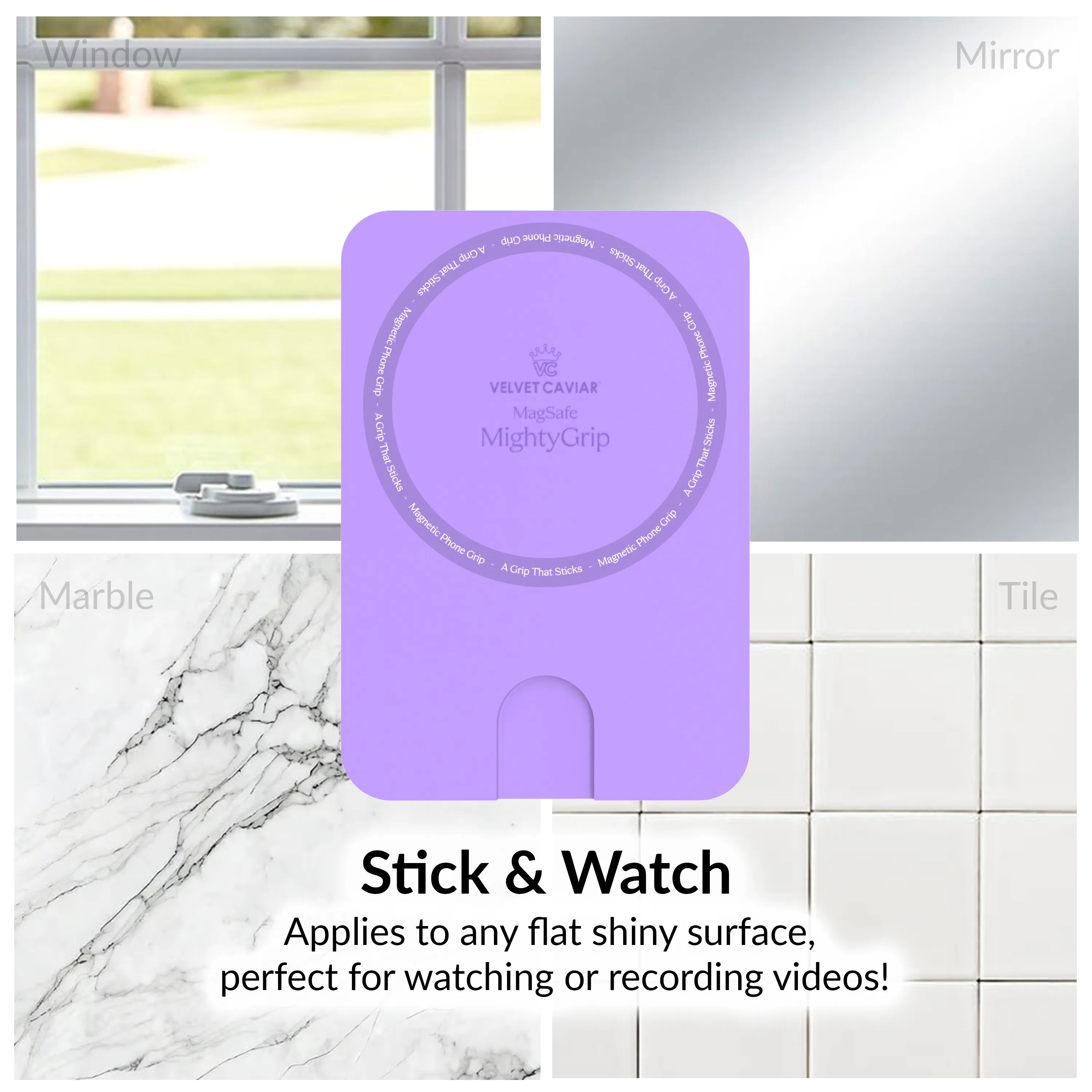 Purple MightyGrip MagSafe Mount