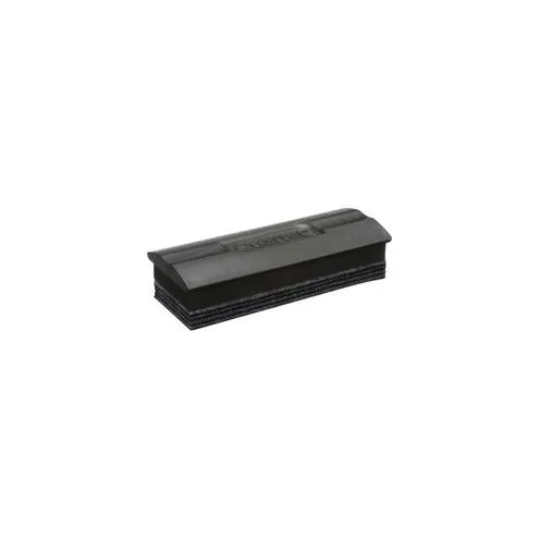 Quartet Prestige Whiteboard Eraser - 5" Width x 7.50" Length - Used as Dust Remover, Ink Remover, Mark Remover - Refillable, Ergonomic Design, Replaceable Pad, Durable - Gray - Felt, Plastic - 1Each