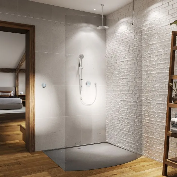 Quartz Classic Smart Digital Shower Concealed with Adjustable and Fixed Ceiling Head (HP/Combi) - QZD.A1.BV.DVFC.23