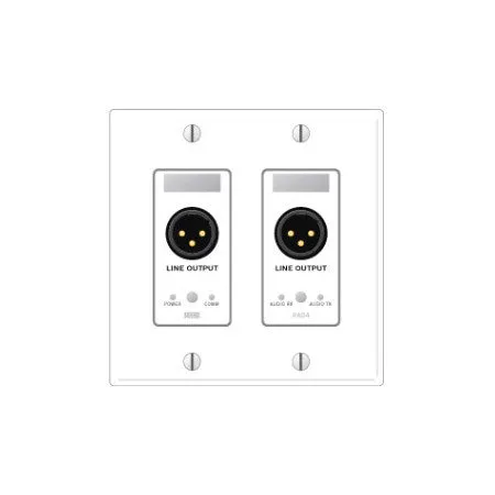 Rane RAD4 Remote Audio Device -2 XLR Line Level Outputs - White