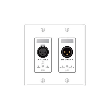 Rane RAD5 Remote Audio Device -AES3 Input/AES3 Output - Ivory
