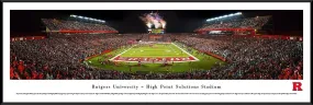 Rutgers Football - "End Zone" Panorama Framed Print