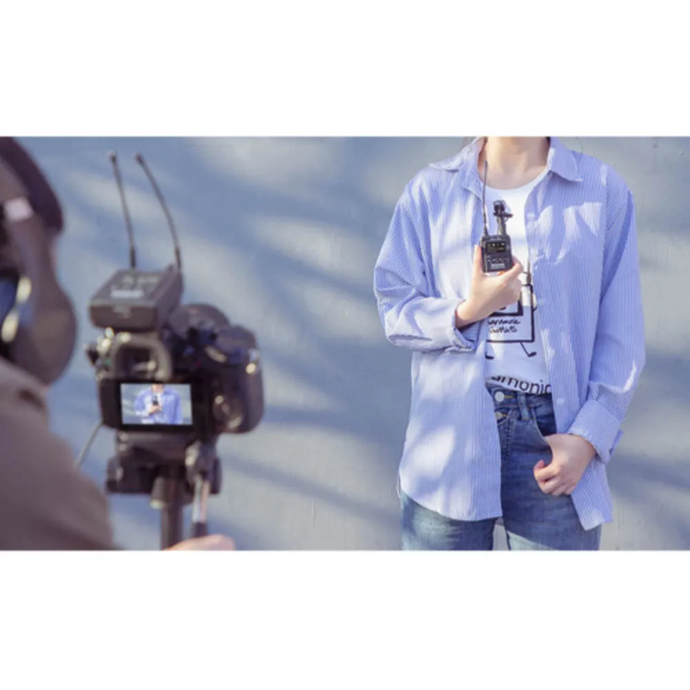 Saramonic UWMIC9S Mini KIT1 Compact Camera-Mount Wireless Omni Lavalier Microphone System (514 to 596 MHz)