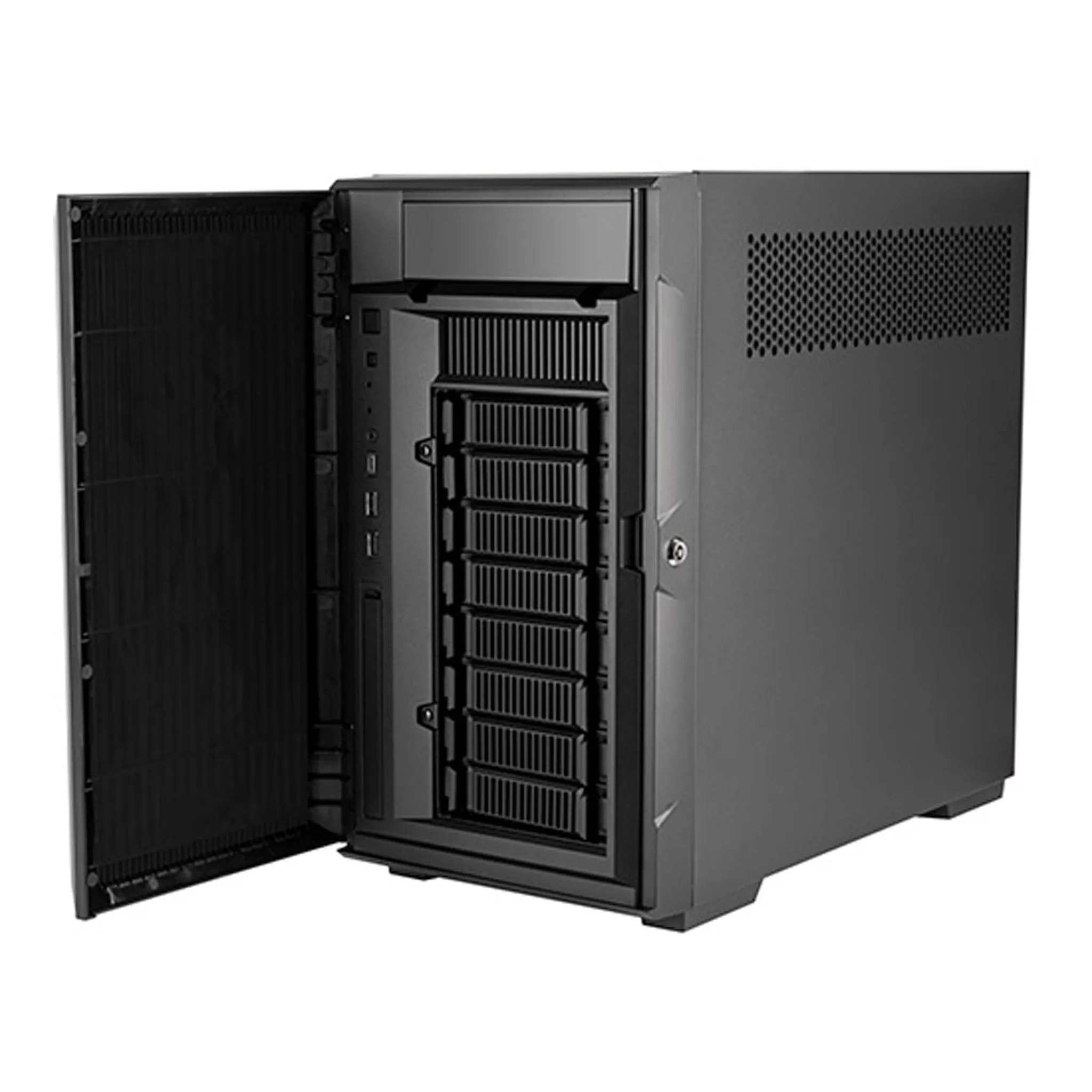 SilverStone Technology SST-CS382 8-Bay SAS-12G / SATA-6G Hot-Swappable High Performance Micro-ATX NAS Chassis