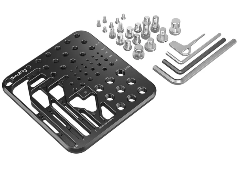 Smallrig MD3184 Storage Plate Kit for Most Commonly Used Camera Rig Screws and Hex Keys