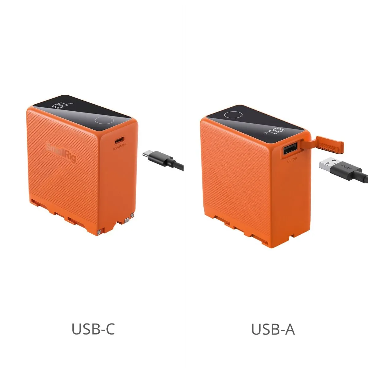 SmallRig NP-F970 USB-C Rechargeable Camera Battery (Orange)