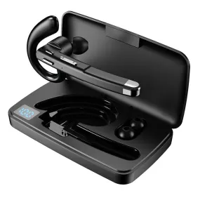 Smart Digital Display Single-ear Wireless Headset; Long Battery Life; Automatic Noise Reduction; IPX7 Waterproof