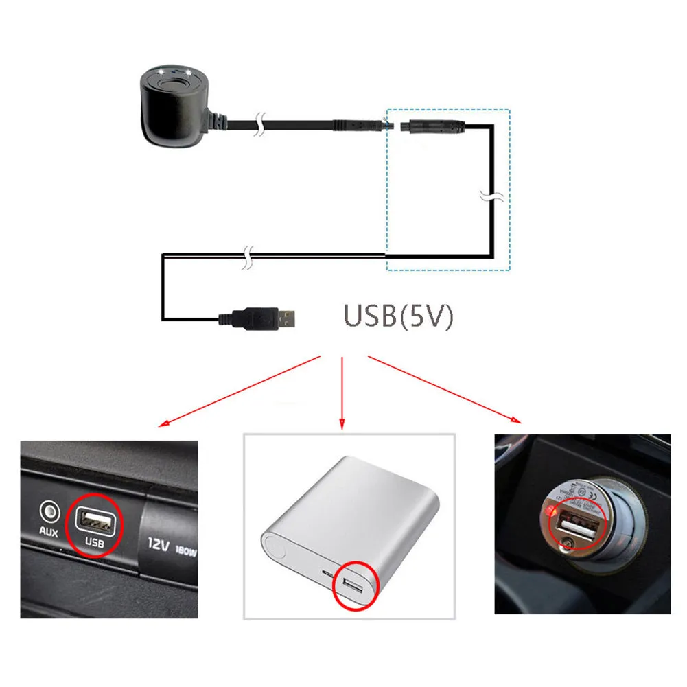 Smart WIFI Car Rear View Camera Reversing Camera Dash Cam HD
