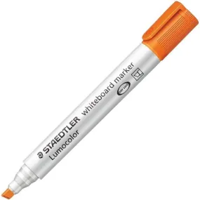 Staedtler 341 Lumocolor Compact Whiteboard Marker Bullet Orange Box 10