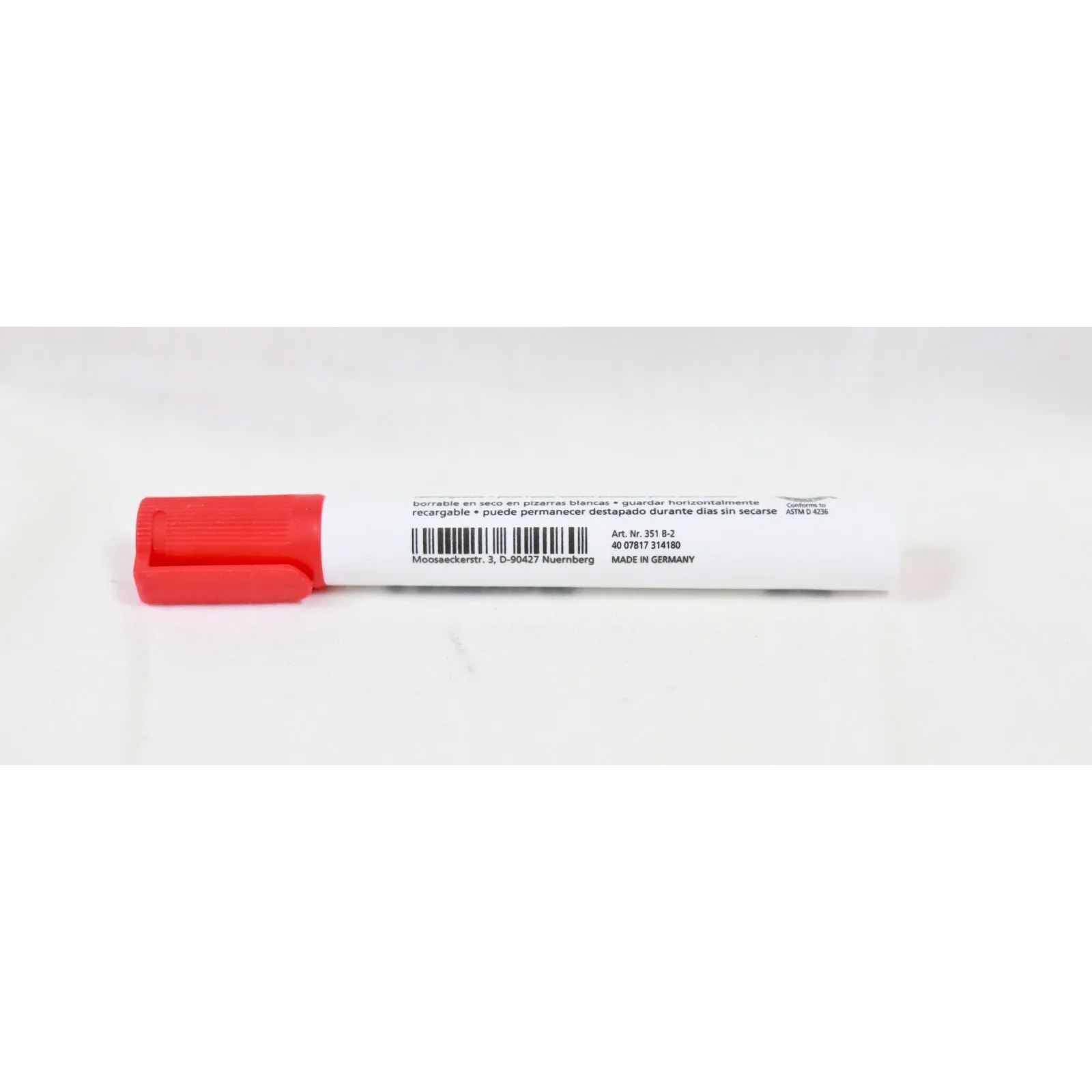 Staedtler - Lumocolor Whiteboard Marker - Chisel Tip - Red