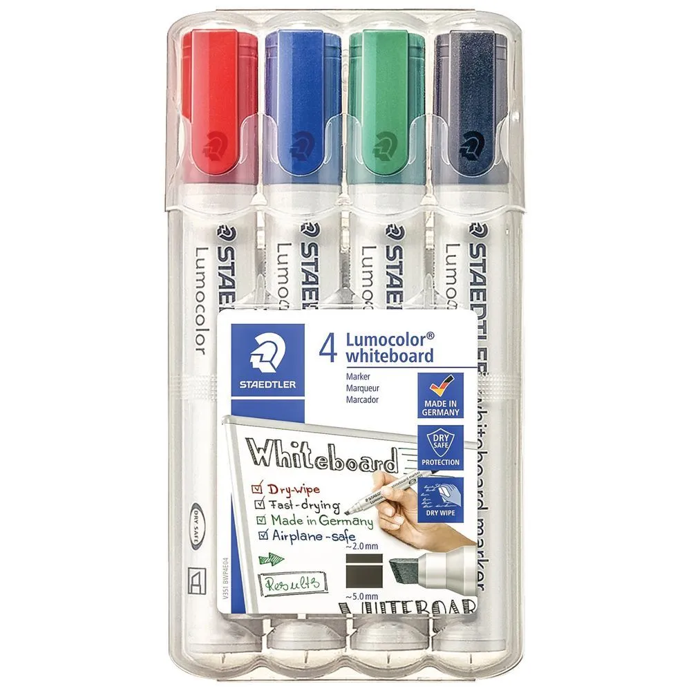 Staedtler White Board Marker Chisel Tip Wallet