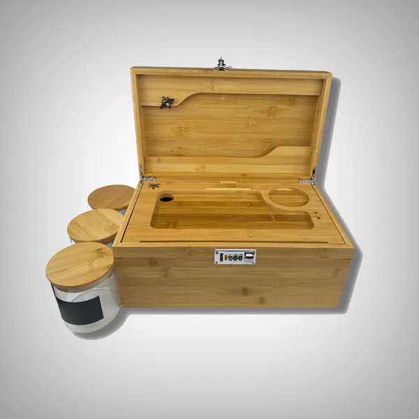 Stash Box - XL Bamboo Bzz Box (14.5" x 8.5" x 7")