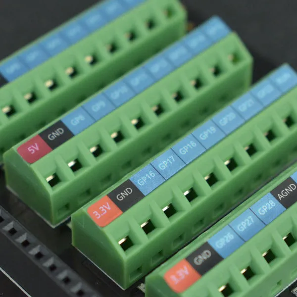 Terminal Block Board for Raspberry Pi Pico