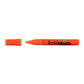 Texta liquid chalk marker dry wipe orange