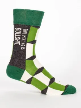 This Meeting Is Bullshit Socks (Men's)