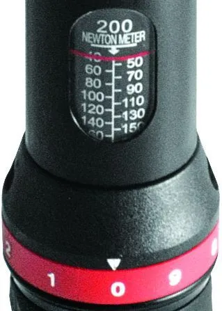 Torque Wrench - 1/2  Drive With Window Indicator Click Type 40 To 200Nm With Case