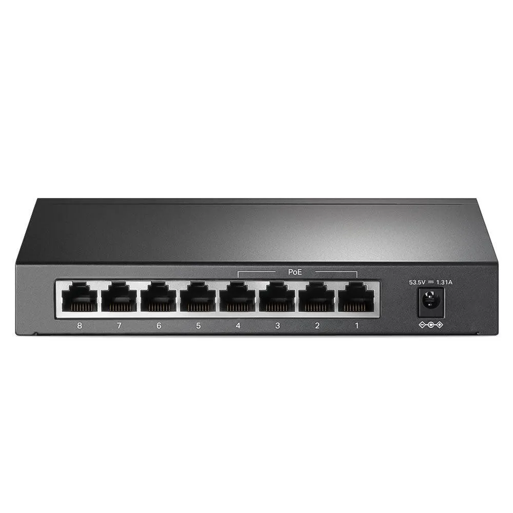 TP-Link TL-SF1008P Unmanaged Desktop PoE Switch 8 Port 10/100Mbps   4 Port PoE  66W