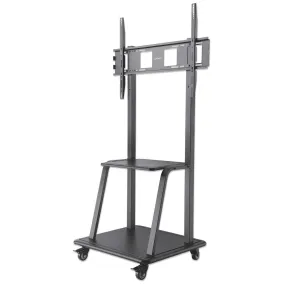Ultra Heavy-Duty Height-Adjustable TV Cart