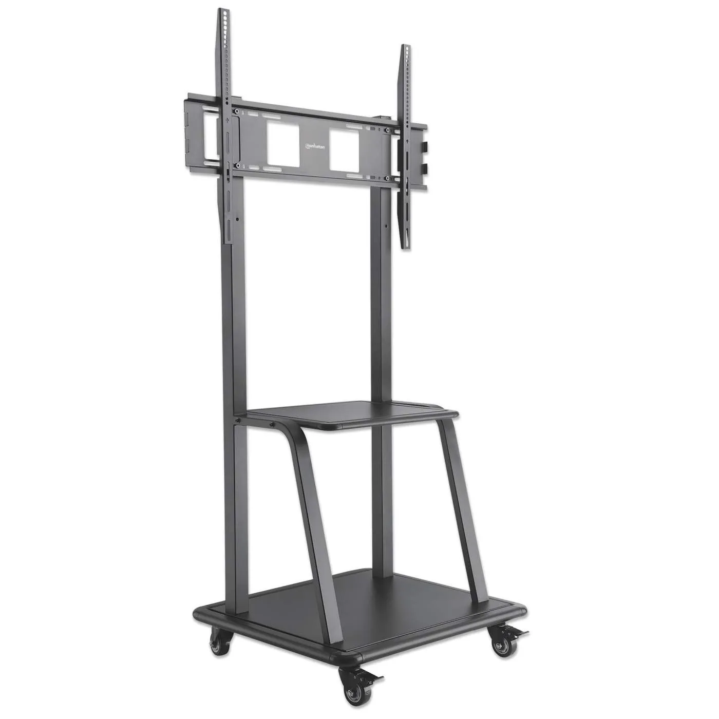 Ultra Heavy-Duty Height-Adjustable TV Cart