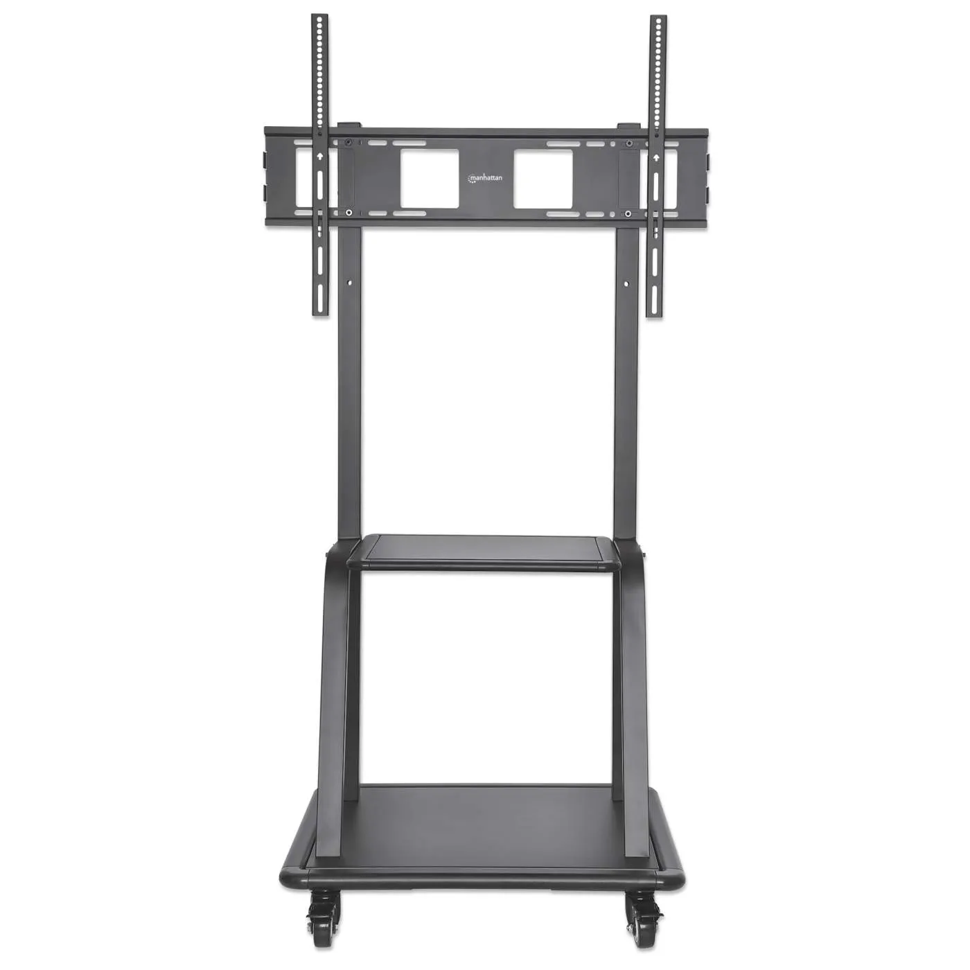 Ultra Heavy-Duty Height-Adjustable TV Cart