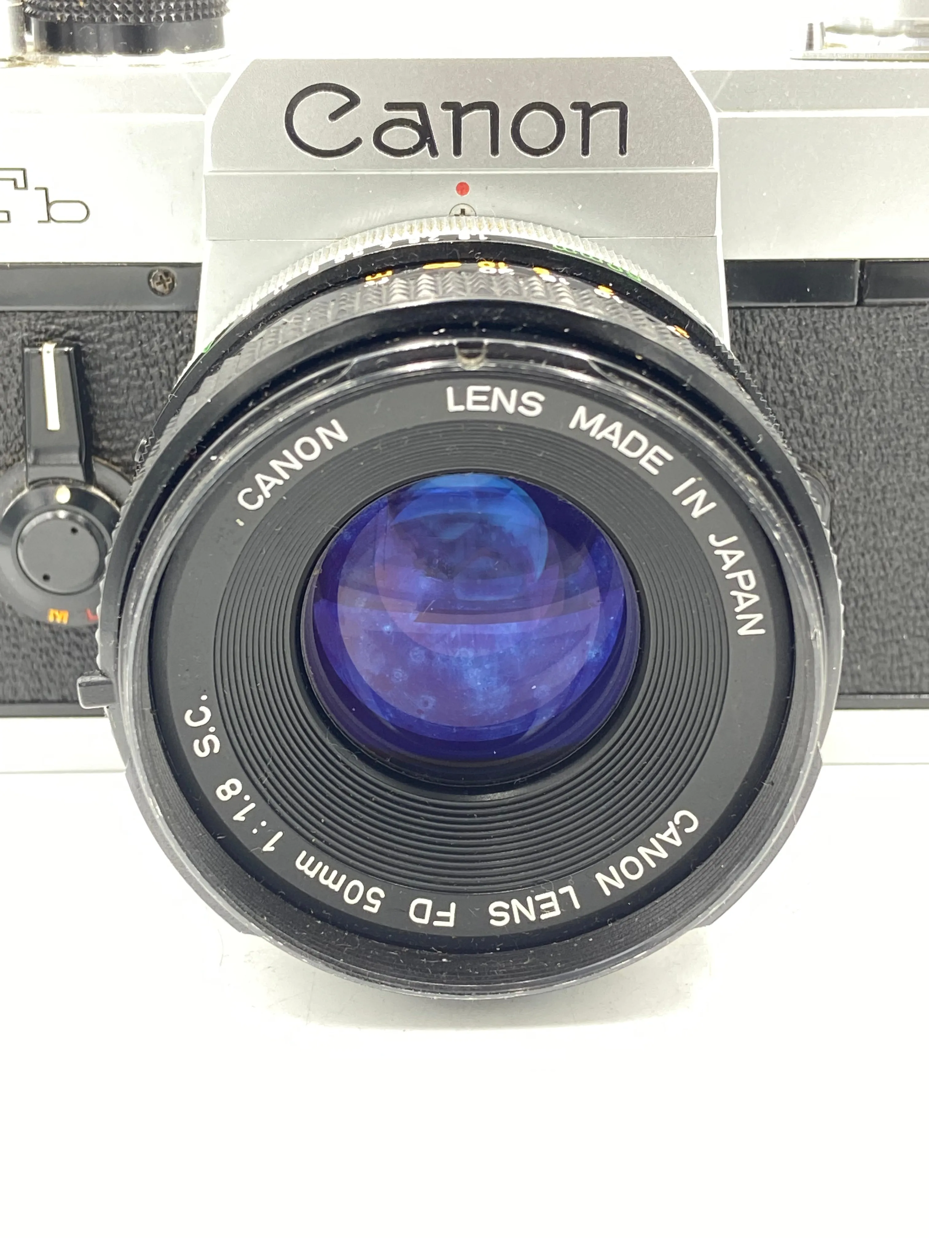 USED Canon FTb QL with 50mm f/1.8 SC FD Lens