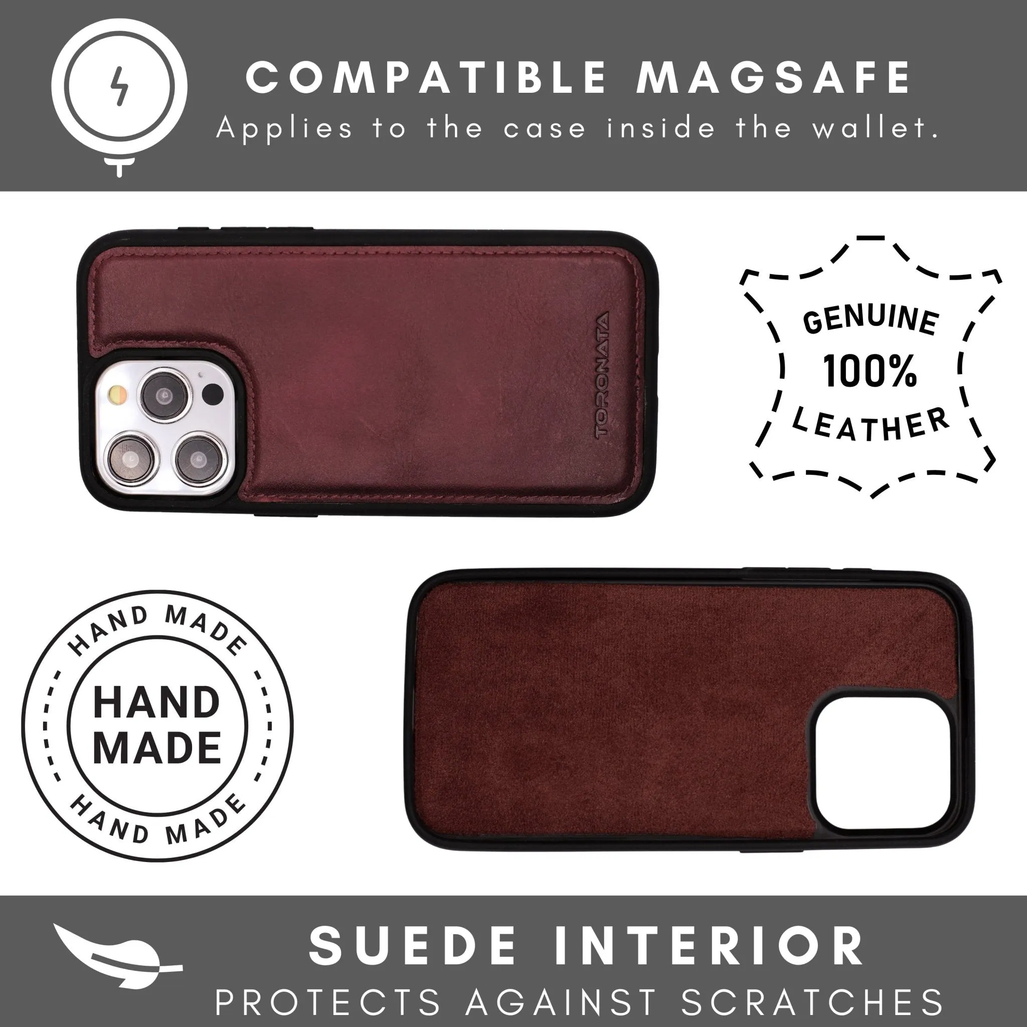 Vegas iPhone 15 Pro Wallet Case | MagSafe